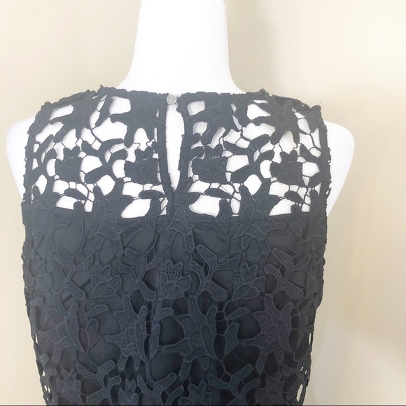 Francesca’s Lace Black Sleeveless Dress NWT -Large - Picture 5 of 10